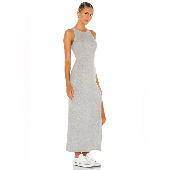 LNA Candi Dress in Heather Grey - Picture 2 of 7